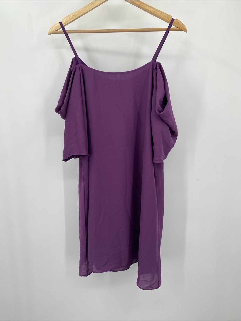 Oyanus Purple Spaghetti-Strap Slip Dress Size M - Picture 2 of 7